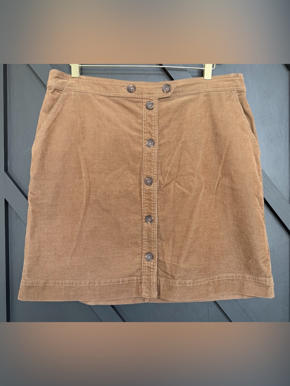 Boden Cecelia Cord Skirt in Brown, Size US 14 - Picture 3 of 11